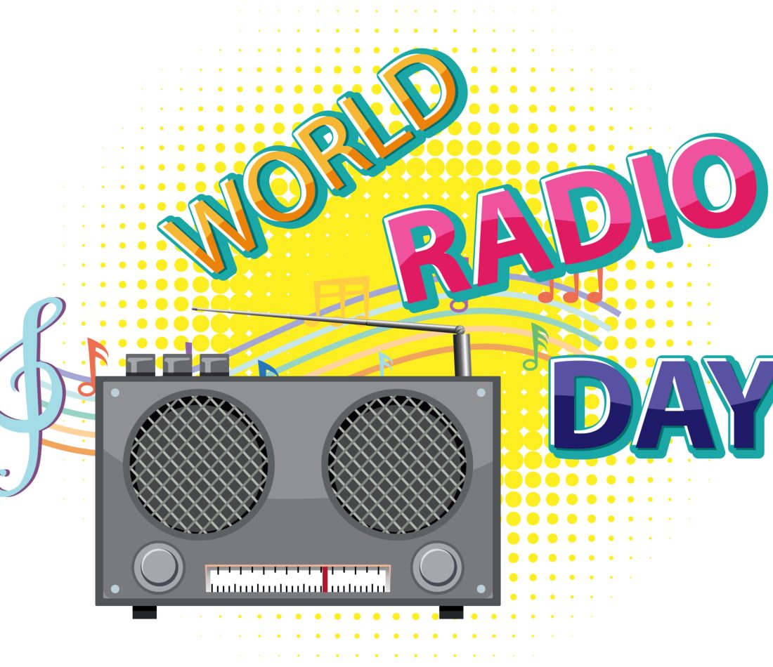 World Radio Day Banner illustration